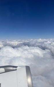 Preview wallpaper clouds, sky, height, turbine, flight