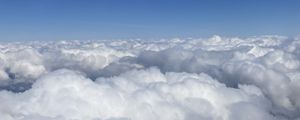 Preview wallpaper clouds, sky, height, turbine, flight