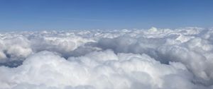 Preview wallpaper clouds, sky, height, turbine, flight