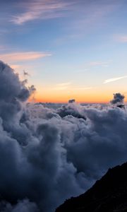 Preview wallpaper clouds, sky, height, horizon, overview