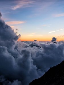 Preview wallpaper clouds, sky, height, horizon, overview