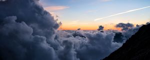 Preview wallpaper clouds, sky, height, horizon, overview