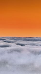 Preview wallpaper clouds, sky, horizon, gradient