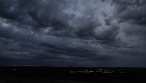 Preview wallpaper clouds, sky, lights, dark