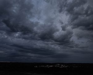 Preview wallpaper clouds, sky, lights, dark