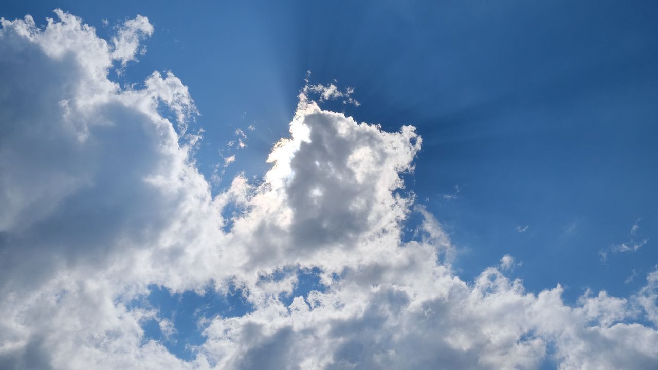 Wallpaper clouds, sky, nature, blue, white hd, picture, image