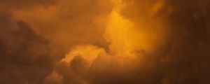 Preview wallpaper clouds, sky, nature, brown