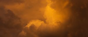 Preview wallpaper clouds, sky, nature, brown
