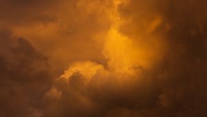 Preview wallpaper clouds, sky, nature, brown