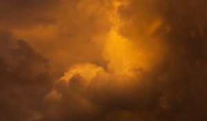 Preview wallpaper clouds, sky, nature, brown