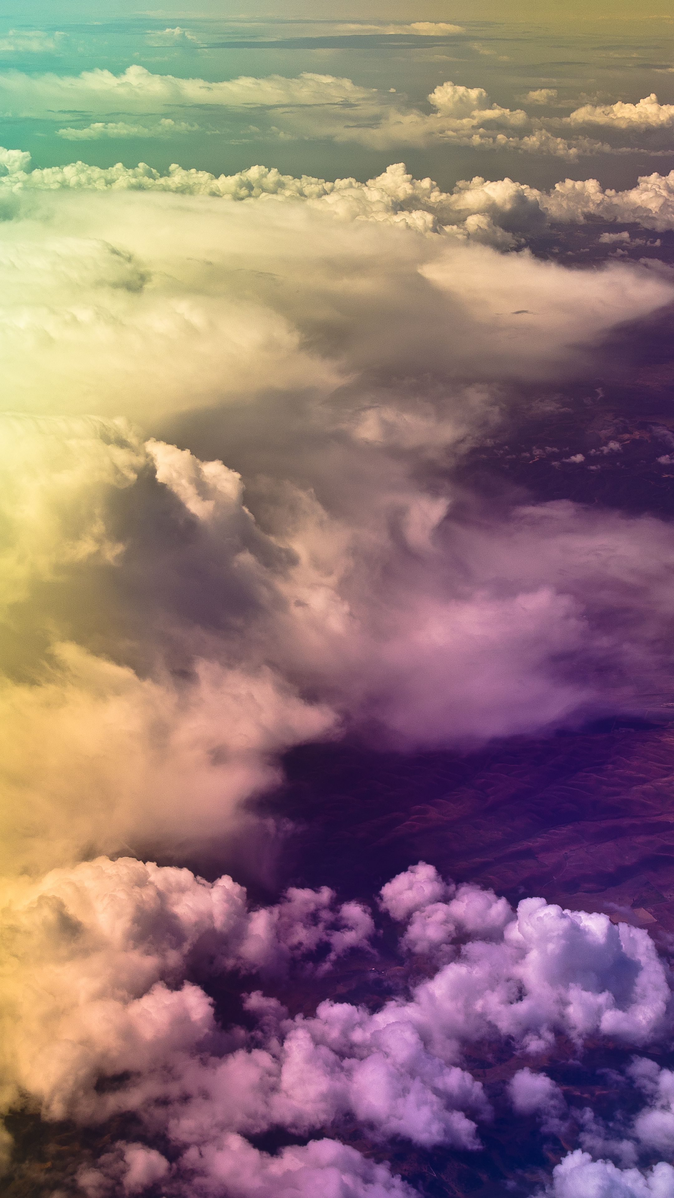 Download wallpaper 2160x3840 clouds, sky, nature, height samsung galaxy ...