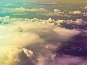 Preview wallpaper clouds, sky, nature, height