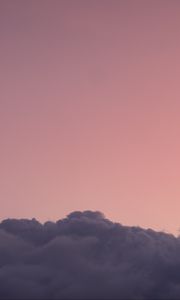 Preview wallpaper clouds, sky, pink, evening