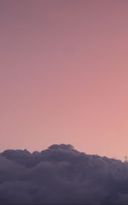 Preview wallpaper clouds, sky, pink, evening