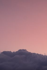 Preview wallpaper clouds, sky, pink, evening