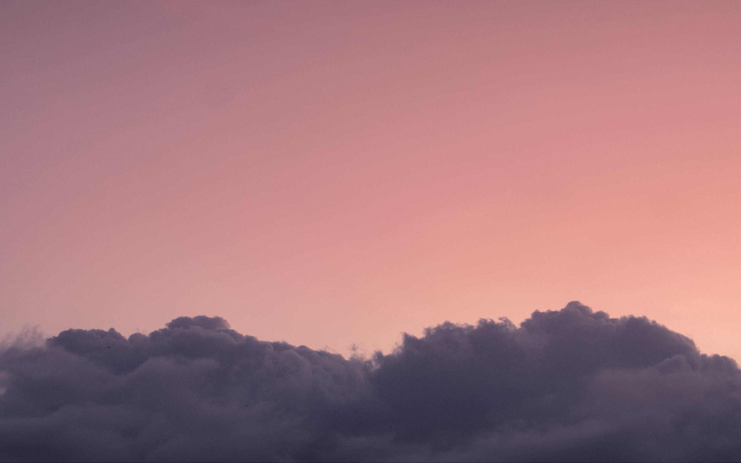 Download wallpaper 2560x1600 clouds, sky, pink, evening widescreen 16: ...