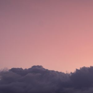 Preview wallpaper clouds, sky, pink, evening