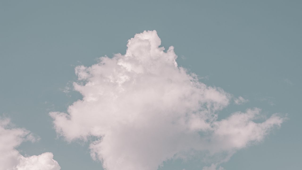 Wallpaper clouds, sky, porous, minimalism