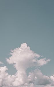 Preview wallpaper clouds, sky, porous, minimalism