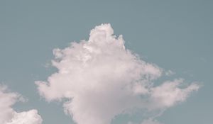Preview wallpaper clouds, sky, porous, minimalism