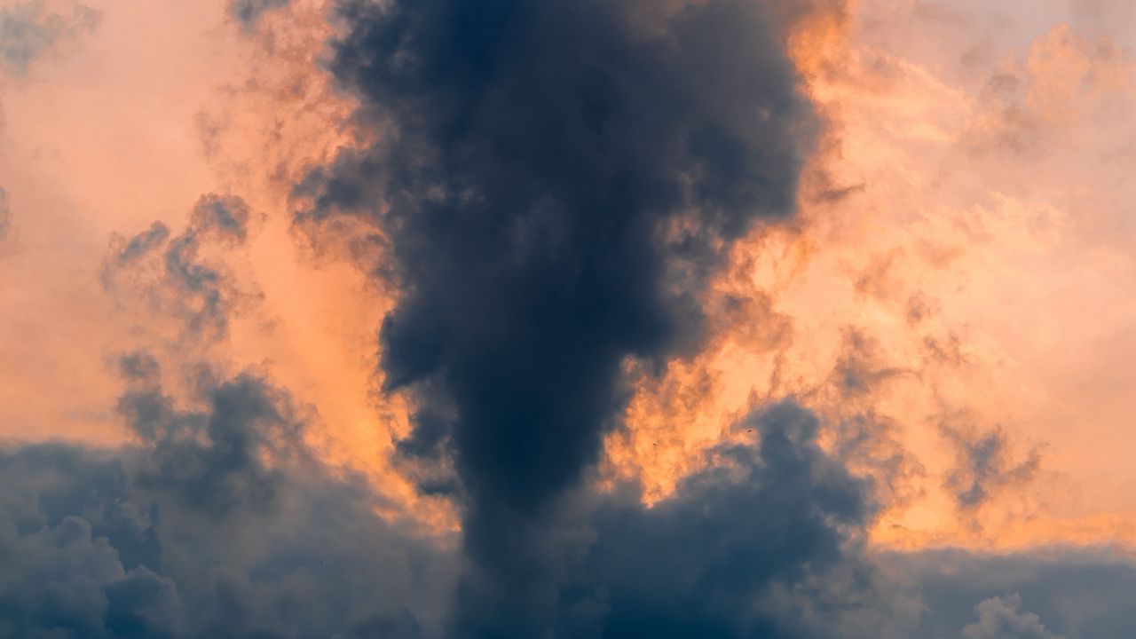 Wallpaper clouds, sky, porous, gradient, cloudy