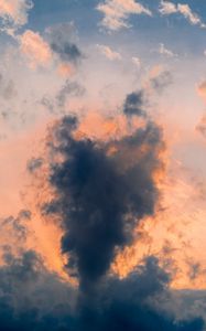Preview wallpaper clouds, sky, porous, gradient, cloudy
