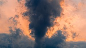 Preview wallpaper clouds, sky, porous, gradient, cloudy