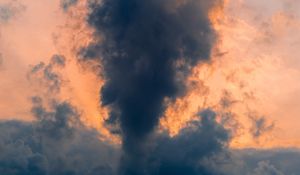 Preview wallpaper clouds, sky, porous, gradient, cloudy