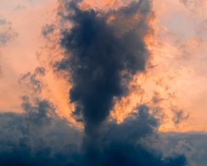 Preview wallpaper clouds, sky, porous, gradient, cloudy