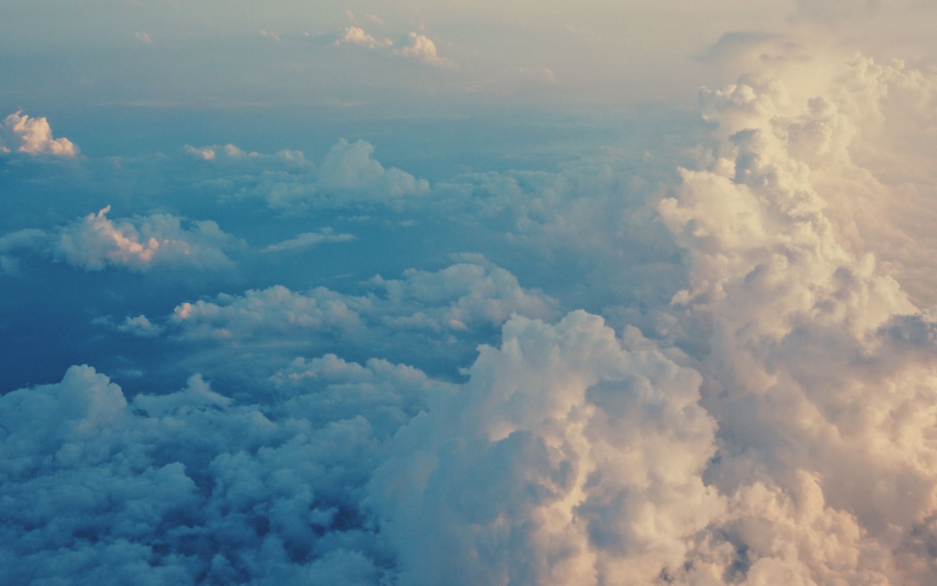 Download wallpaper 1920x1200 clouds, sky, porous, air, flight