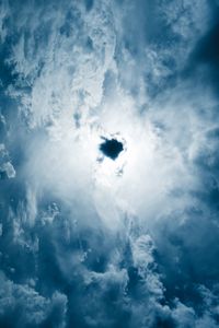 Preview wallpaper clouds, sky, porous, blue