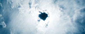 Preview wallpaper clouds, sky, porous, blue