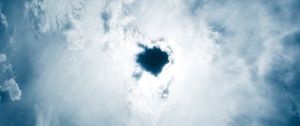 Preview wallpaper clouds, sky, porous, blue