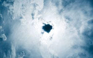 Preview wallpaper clouds, sky, porous, blue