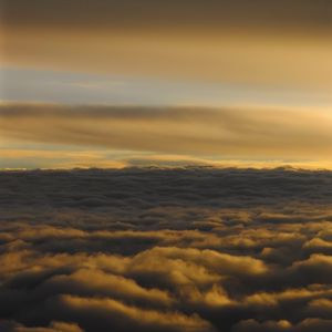 Preview wallpaper clouds, sky, porous, horizon