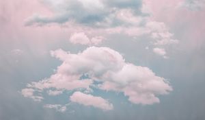 Preview wallpaper clouds, sky, porous, pastel, light