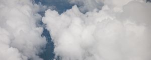 Preview wallpaper clouds, sky, porous, white