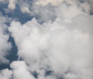 Preview wallpaper clouds, sky, porous, white