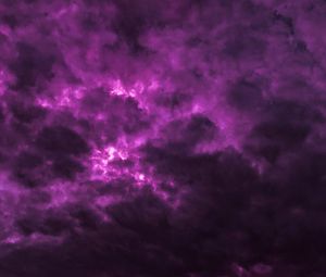 Preview wallpaper clouds, sky, purple, thick, dark