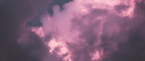Preview wallpaper clouds, sky, purple, shade, atmosphere
