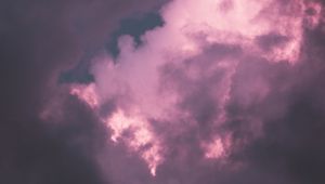 Preview wallpaper clouds, sky, purple, shade, atmosphere