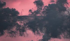 Preview wallpaper clouds, sky, purple, dusk