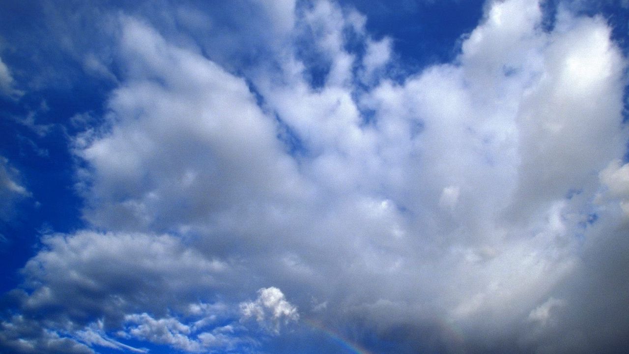 Wallpaper clouds, sky, rainbow, utah, national park