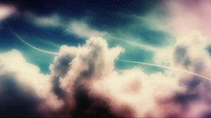 Preview wallpaper clouds, sky, spot, light