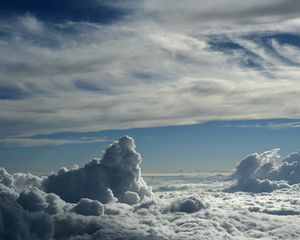 Preview wallpaper clouds, sky, summer