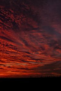 Preview wallpaper clouds, sky, sunset, dark, nature