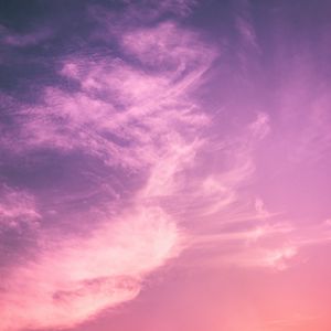 Preview wallpaper clouds, sky, sunset, porous, light