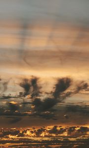 Preview wallpaper clouds, sky, sunset, twilight