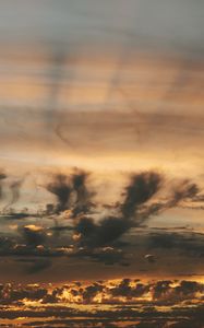Preview wallpaper clouds, sky, sunset, twilight