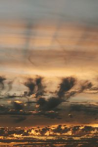 Preview wallpaper clouds, sky, sunset, twilight